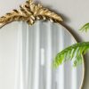 Large Round Wall Mirror With Metal Frame, Circle Accent Mirror For Living Room Bedroom Entryway - Gold - Image 6