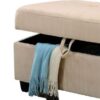 Belville - Ottoman With Storage - Beige - Image 5