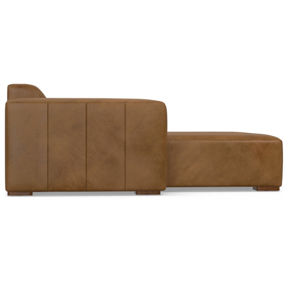Rex - 2 Seater Sofa And Left Chaise - Brown - Image 14