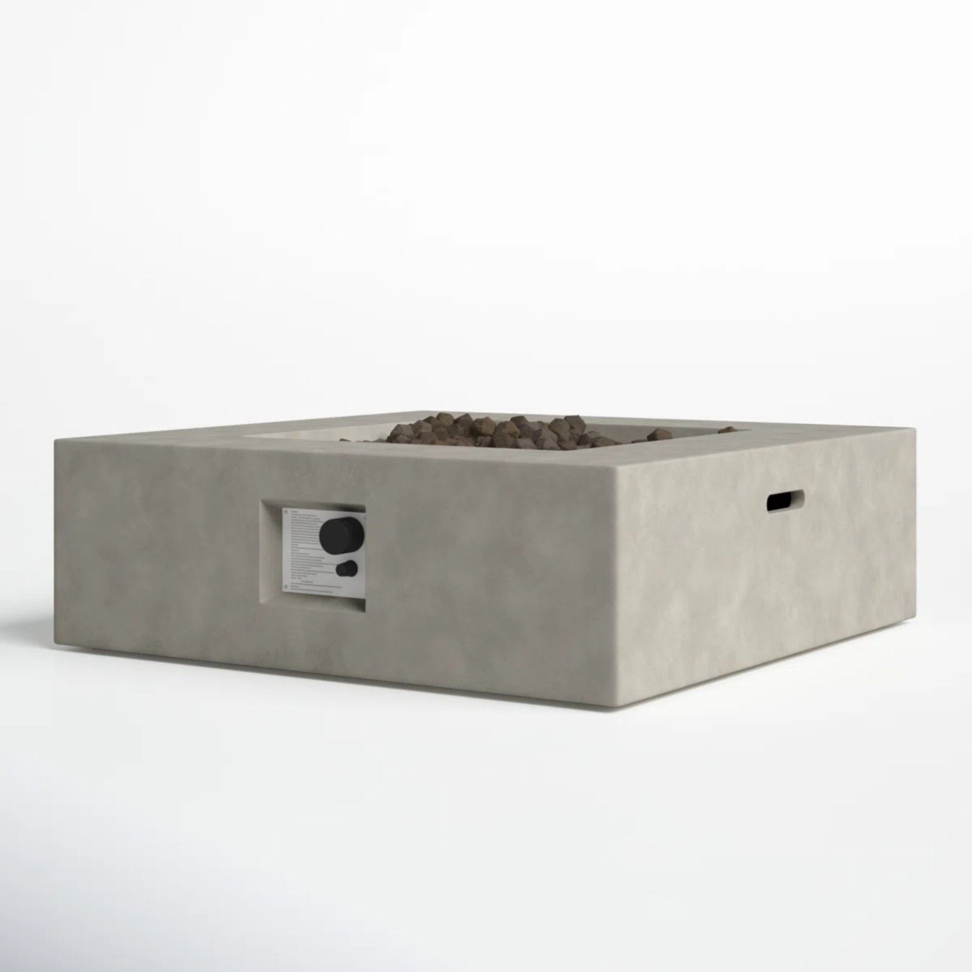 Outdoor Fire Pit Table - Natural / White - Image 7