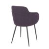 Boyne - Contemporary Chair (Set of 2) - Black / Purple - Image 4