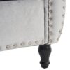 Velvet Multifunctional Storage Rectangular Ottoman Bench With Pillow - Gray - Image 12