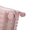 20" / 24" / 28" 3 Pieces / Set Spinner Wheel Luggage, Carry On Suitcase, With Cup Holder & USB Port & Phone Holder - Pink - Image 14
