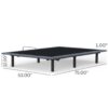 Btx5 - Full Adjustable Bed Base With Head And Foot Position Adjustment - Black / Gray - Image 7