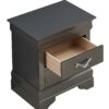 Lorana - Nightstand - Metalic Black - Image 3