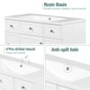 Bathroom Vanity Cabinet With Sink Top Combo Set, Single Sink, Shaker Cabinet With Soft Closing Door And Drawer - White - Image 7