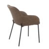 Daniella - Contemporary Dining Chair (Set of 2) - Black / Espresso - Image 4