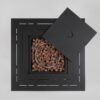 28" Wicker Square Fire Pit Table - Black Brown - Image 7