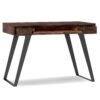 Lowry - Small Desk - Distressed Charcoal Brown - Image 2