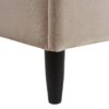 Aspen - King Vertical Tufted Headboard Platform Bed Set - Mink Beige - Image 2