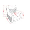 Alicia - Recliner - Gray Black - Image 3