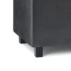 Cosmopolitan - Storage Ottoman - Distressed Black - Image 4