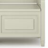 Connaught - Entryway Storage Bench - Antique White - Image 9