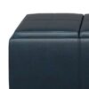 Avalon - Storage Ottoman - Distressed Dark Blue - Image 4