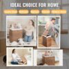 Laundry Hamper With Lid PE Rattan Powder Coating Frame Clothes Hampers With 2 Removable Bags, 100L - Brown - Image 13