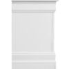 Louis Phillipe - Elegant Nightstand - White - Image 4
