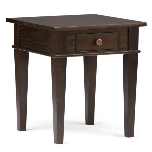 Carlton - End Table - Dark Tobacco Brown