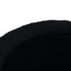 Fuji - Oversized Round Storage Ottoman - Ebony Black - Image 7