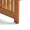 Acacia Wood Outdoor Coffee Table, Rectangular Patio Coffee Table For Outside - Brown Patina - Image 11