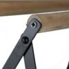 Laundry Rack With Accordion Design - Brown / Black - Black Brown - Image 12