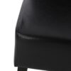 Contemporary Dining Chair (Set of 2) With Rubberwood Legs - Black - Image 12