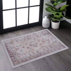 Maval - 2' X 3' Washable Area Rug - Beige