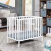Palmer - 3 In 1 Convertible Mini Crib With Mattress Pad - White - Image 5