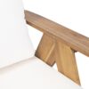 Outdoor Acacia Wood Club Chairs With Cushions (Set of 2) - Teak / Beige - Image 13