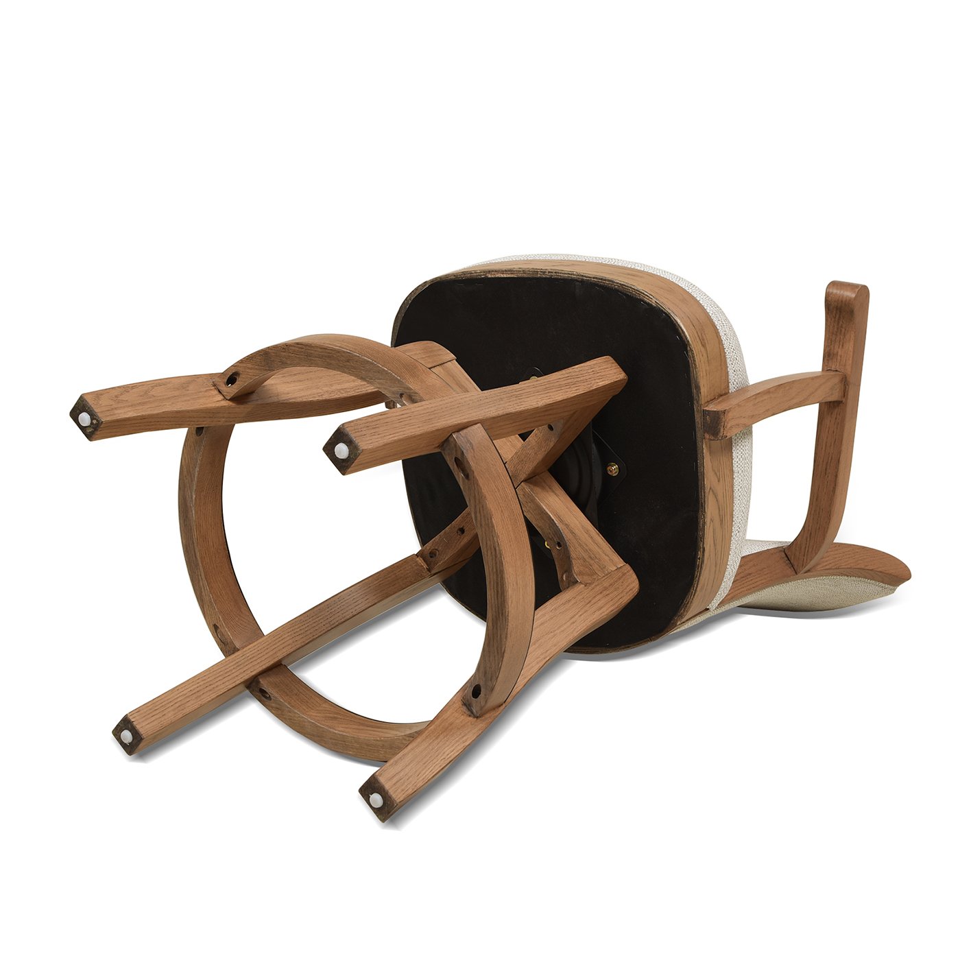 Williams - Swivel Counter Height Bar Stool, Stain Resistant High - White Pepper - Image 11