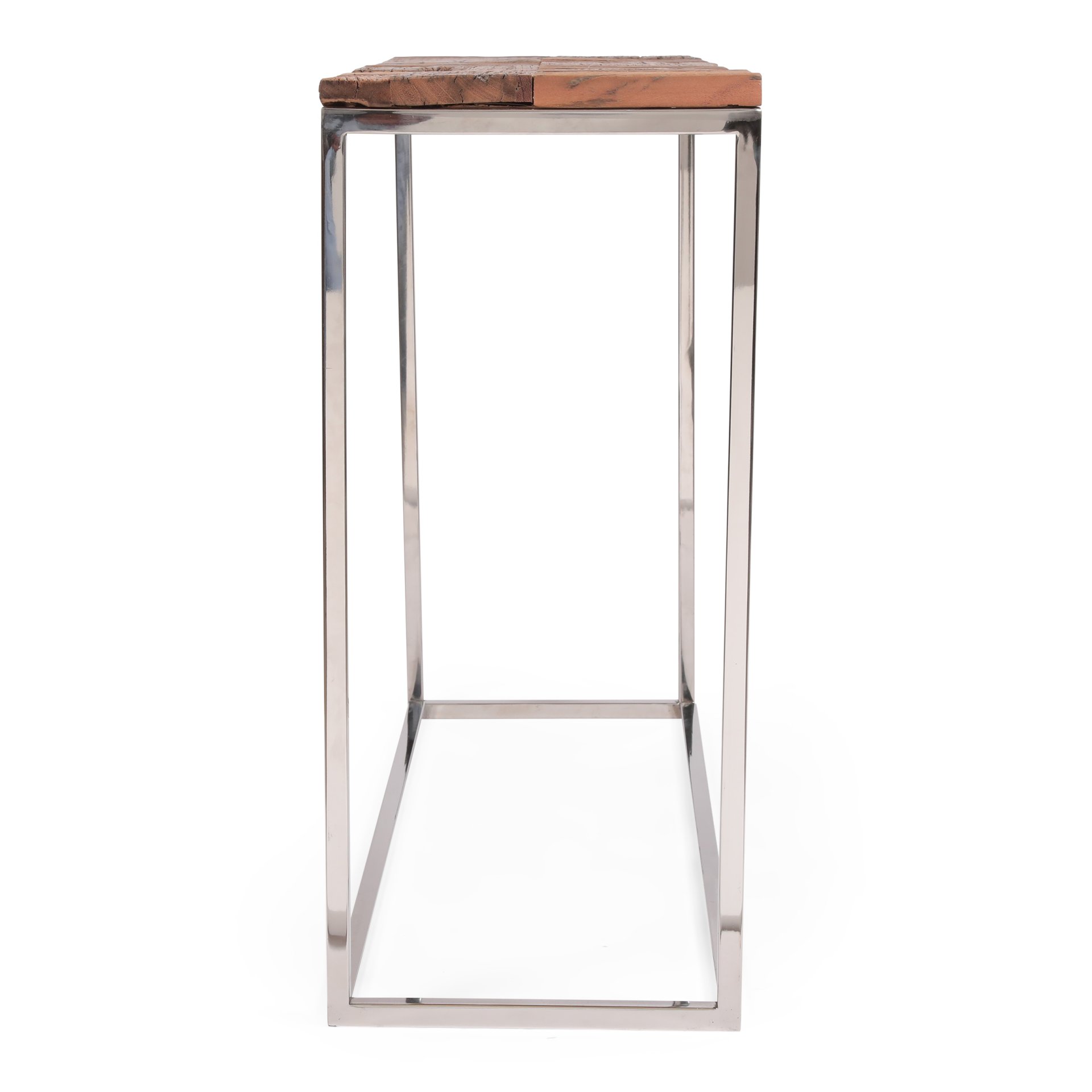 Console Table - Brown / Silver - Image 5