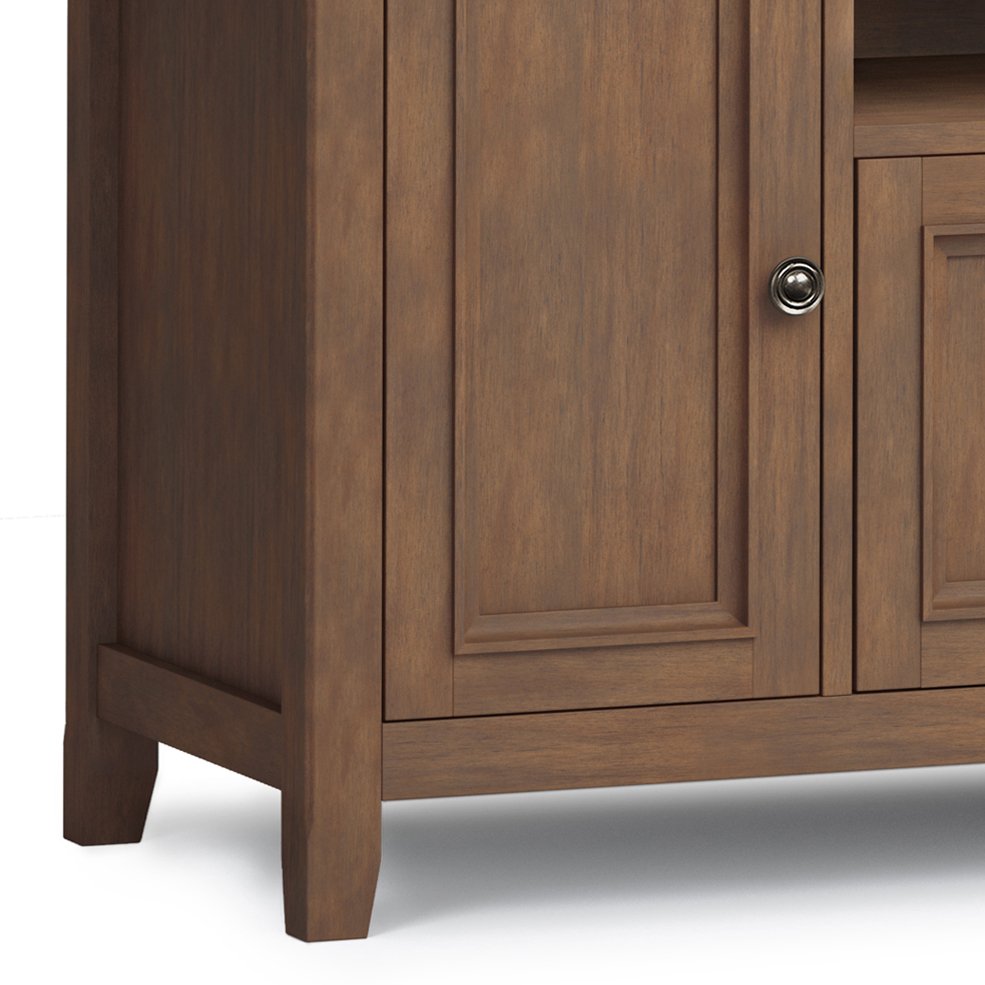 Amherst - Wide TV Media Stand - Rustic Natural Aged Brown - Image 5