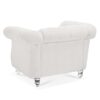 1 Seater Sofa For Living Room - White - Image 9