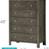 Elegant Transitional Storage Chest - Gray - Image 7