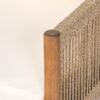 Modern Outdoor Woven Lounge Chair With Solid Wood Frame - Teak - Image 12