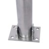 Parking Bollard Pole Barrier With Lock For Car Parking Protection - Gray - Image 5