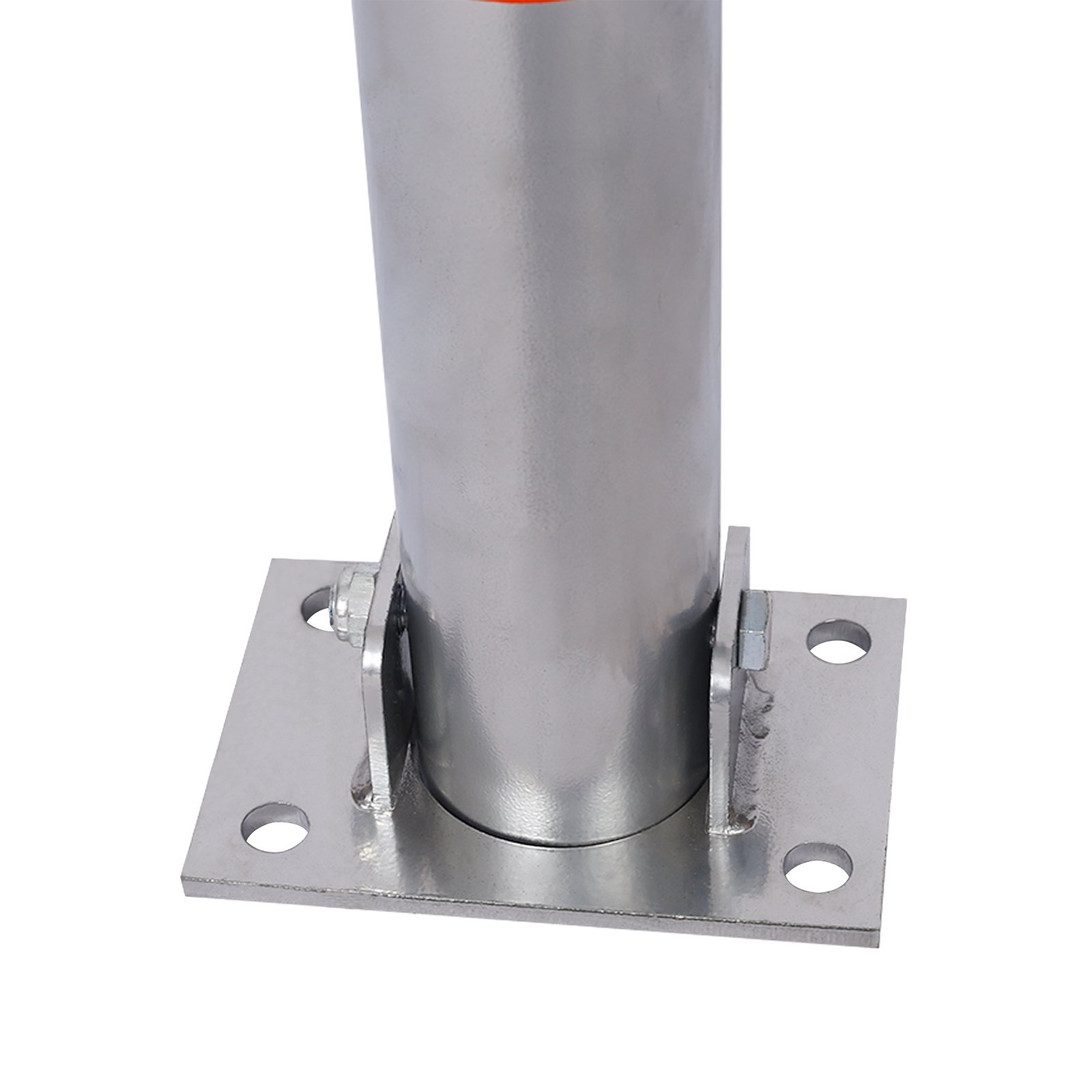 Parking Bollard Pole Barrier With Lock For Car Parking Protection - Gray - Image 5