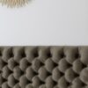 Annecy - Contemporary Upholstered Full / Queen Fabric Headboard - Gray - Image 4
