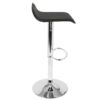 Ale - Contemporary Adjustable Barstool (Set of 2) - Black - Image 3