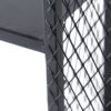 Floating Wine Bar Shelf With Glass Holder And Display Shelves - Black - Image 5