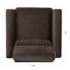 1 Seater Sofa For Living Room - Brown - Image 7
