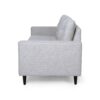 Jenny - Contemporary Tufted Fabric 3 Seater Sofa - Beige - Image 6