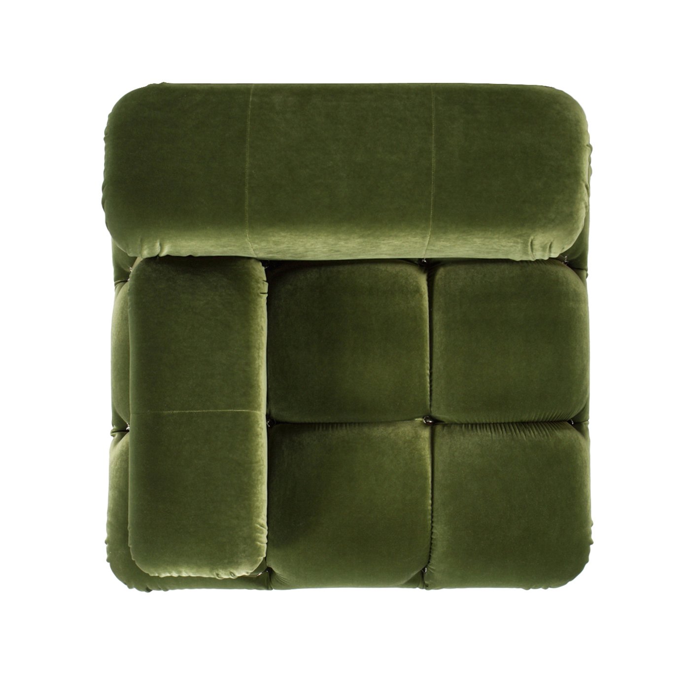 Marcel - Bubble Modular Modern Lounge Arm Chair - Olive Green - Image 7