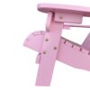 Outdoor Or Indoor Children Adirondack Chair - Pink - Image 6