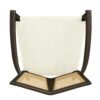 Mid Century Modern Arm Dining Chair (Set of 2) With Rattan Backrest - Beige / Dark Brown - Image 9
