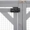 Outdoor Cat House, Diy Cat Enclosure Catio With Double Enter Doors - Light Gray - Image 15