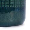 Grid Flowerpot (Set of 3), Planter For Patio, Garden, Windowsill - Blue / Green - Image 13
