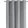 2 Pieces Set, Curtain Panel, Room Darkening, Grommet, Versatile Use - Silver - Image 5