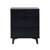 Mid Century Modern 3 Drawer Dresser - Black - Image 2