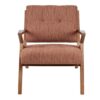 Lounge Chair With Tufted Upholstery Frame - Orange - Image 10