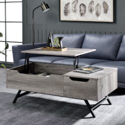 Throm - Coffee Table With Lift Top - Gray
